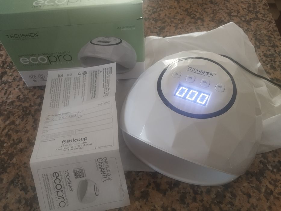 Catalisador Profissional LED/UV para Unhas – Como Novo + Garantia