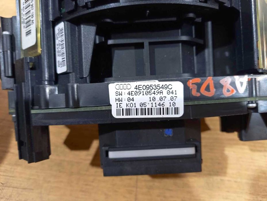 Przełącznik zespolony pająk manetki tempomat taśma AUDI A8 D3