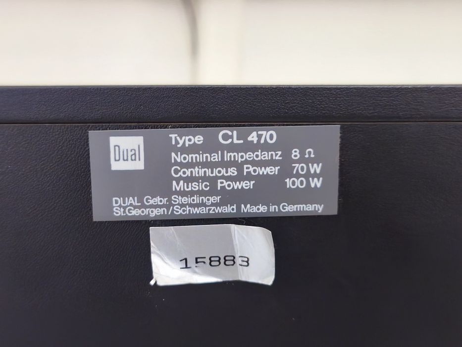 Акустика Dual CL 470 ! НЧ - 25 см ! Вага 32 кг ! Відмінний стан !