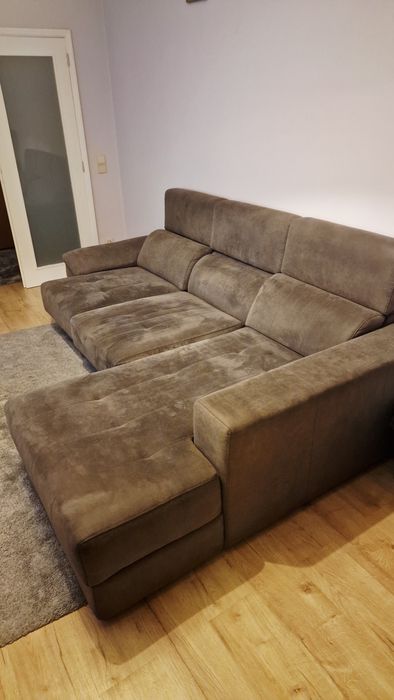 Sofá usado cor cinza