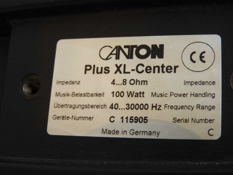Kolumna centralna Canton Plus XL Center do zestawu audio