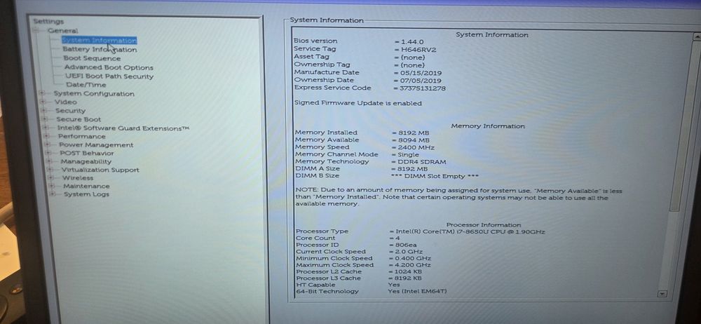 Portátil Dell Latitude 7490 13" i7