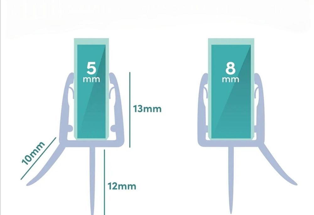 Uszczelka prysznicowa do szklanych drzwi Engelbach
