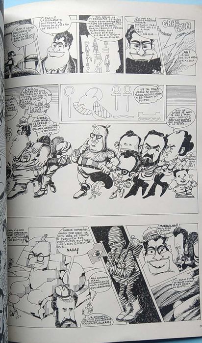 A Direita de Cara à Banda (Desenhada) - Rara BD do período pós-25 de Abril.