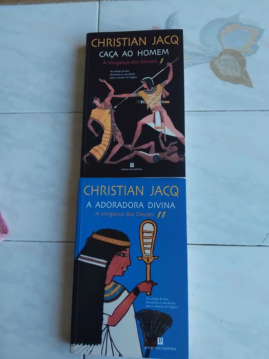 2 Livros de Romance Histórico por Christian Jacq - Duologia A VINGANÇA DOS DEUSES