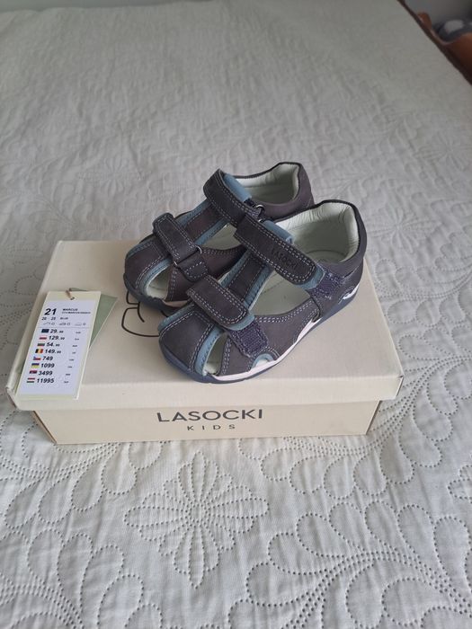 Sandałki chlopięce Lasocki. Rozmiar 21