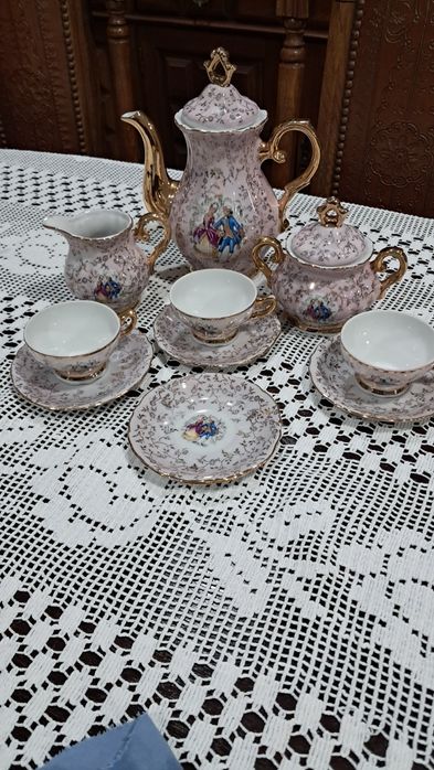 Serviço de chá antigo