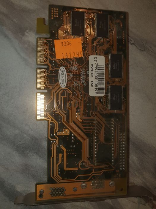 Karta graficzna NVIDIA Riva TNT2 M64 16MB AGP - retro