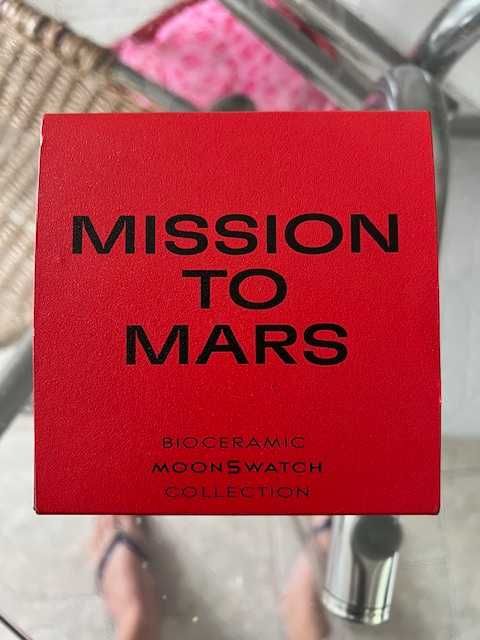 Relógio Swatch X Omega Mission to Mars