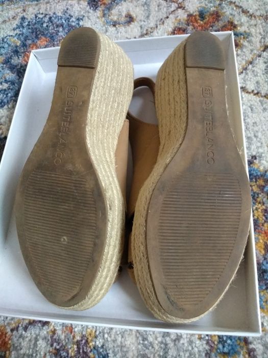 Espadryle na koturnie rozm. 37