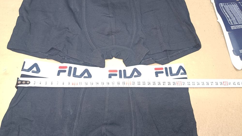 Bokserki męskie Fila Basic 2-pack czarne rozm.S
