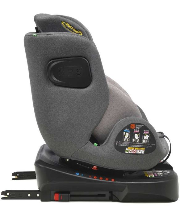 Fotelik Samochodowy COMO 40-150CM Obrotowy 360° ISOFIX z Nogą i-Size