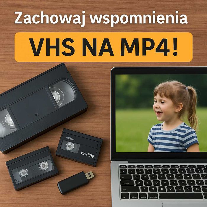 Przegrywanie VHS, Hi8, MiniDV, audio – digitalizacja kaset do MP4