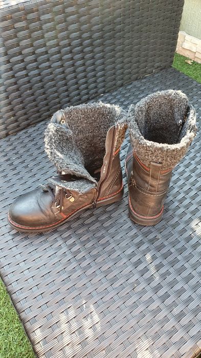Kozaki Lasocki skóra naturalna