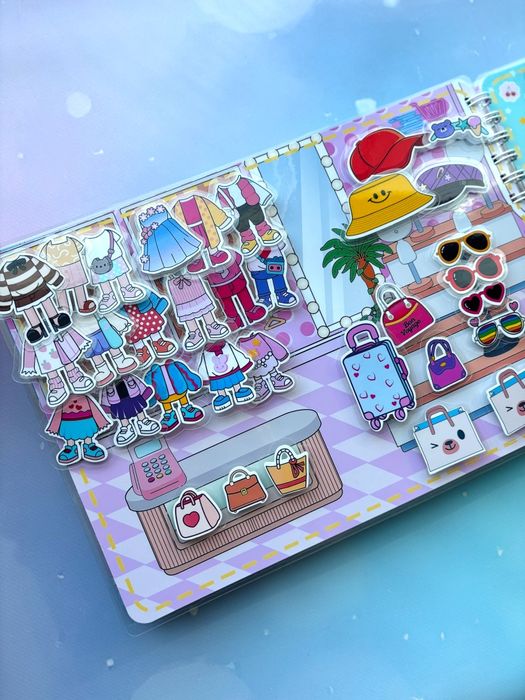 Весна в тока бока 2 гра на липучках ліпучках альбом книжка бокс аватар