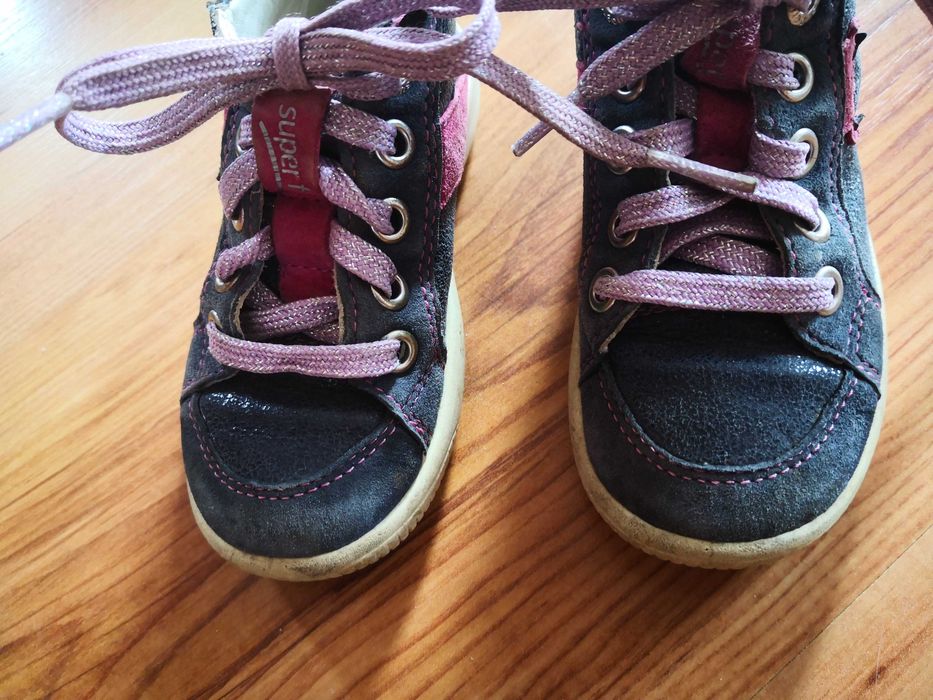 Buty jesienne dziewczynka roz 23 wkładka 14.5cm