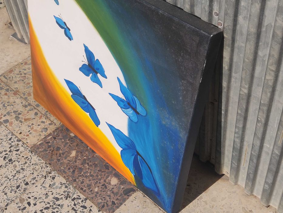 Quadro pintado à mão