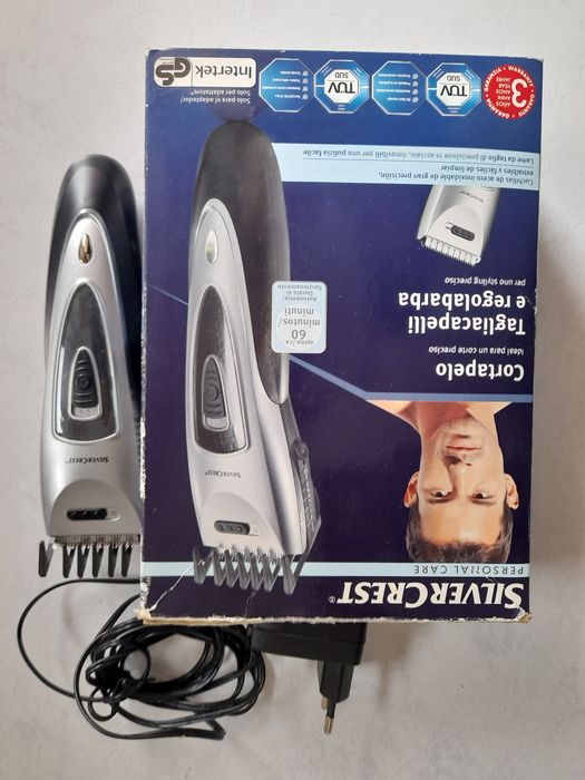 Maquina de cortar cabelo eletrica recarregável