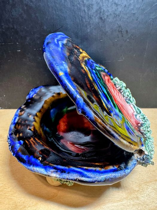 Ostra Escultura em faiança das Caldas