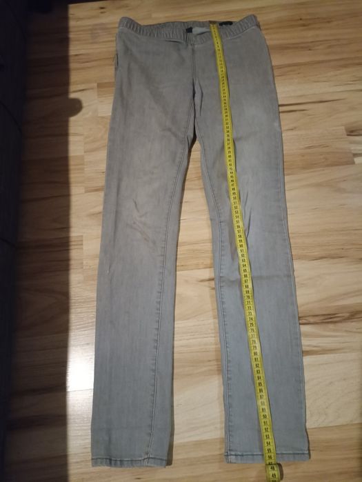 Spodnie szare rozciágliwe