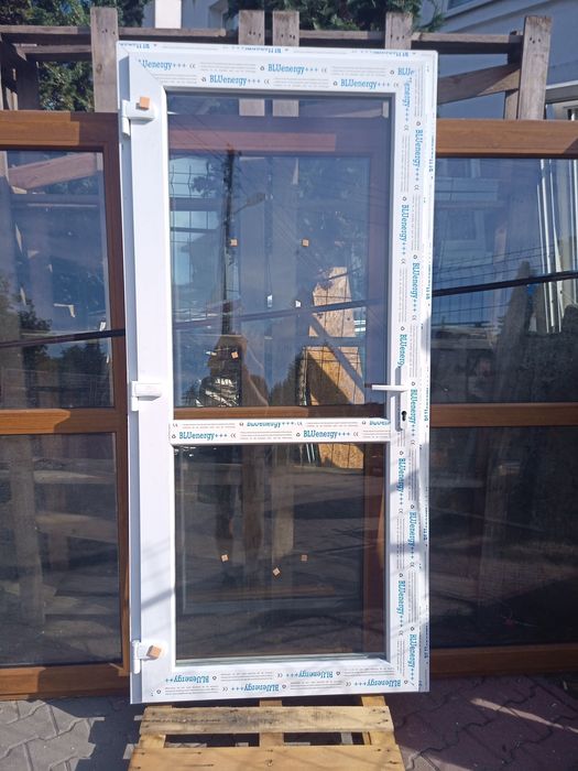 KR HAUS Drzwi 100x210 / 100x200 zewnętrzne NOWE pcv białe POZNAŃ