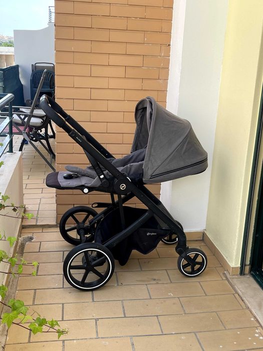 Cybex Balios S — base + ovo + cadeira de passeio