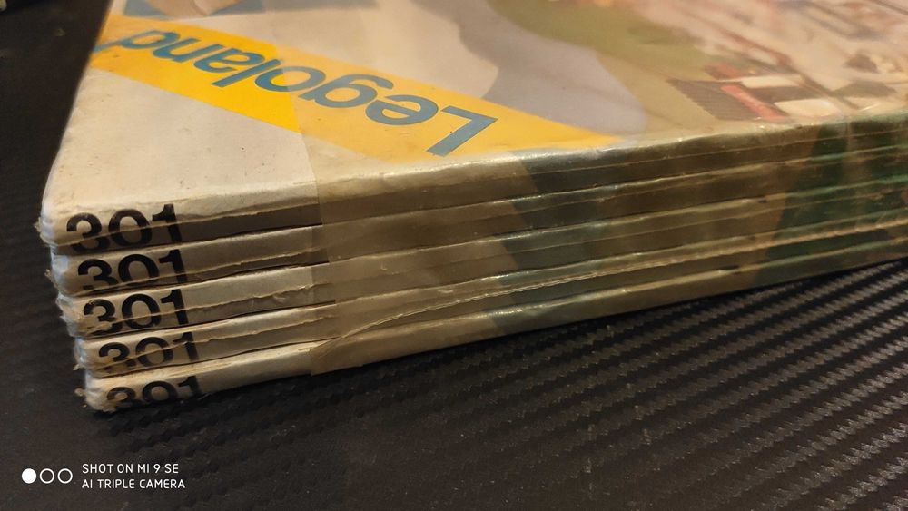 LEGO 301 placas / bases curvas SELADAS de 1978