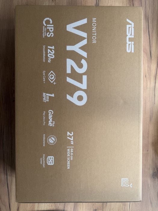 Monitor Gaming Asus VY279HGR 27 Polegadas Full HD Novo e Selado