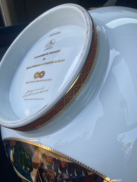 Taça VA porcelana grande unica