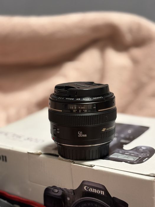 Обʼєктив canon 50mm 1:4