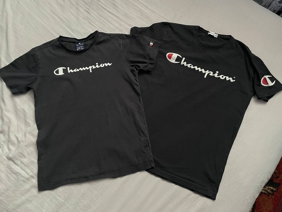 hampion футболка чорна