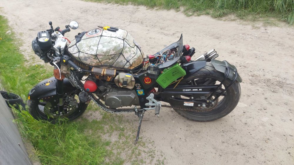 Мотоцикл шенрай, кастом 250 куб