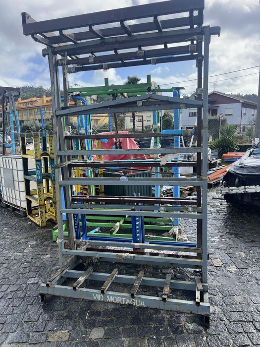 Cavaletes carrinhos para aluminio