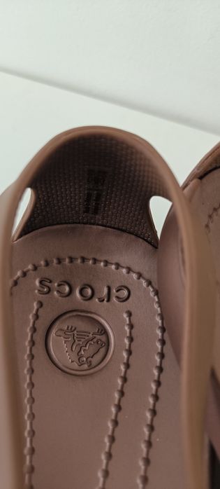 Crocs Japonki beżowe brązowe 37-38 W7