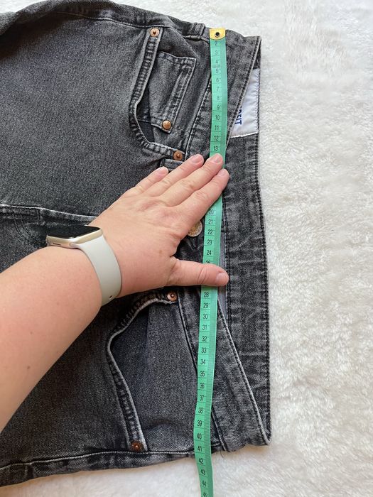 Spodnie męskie ciemne jeansy H&M