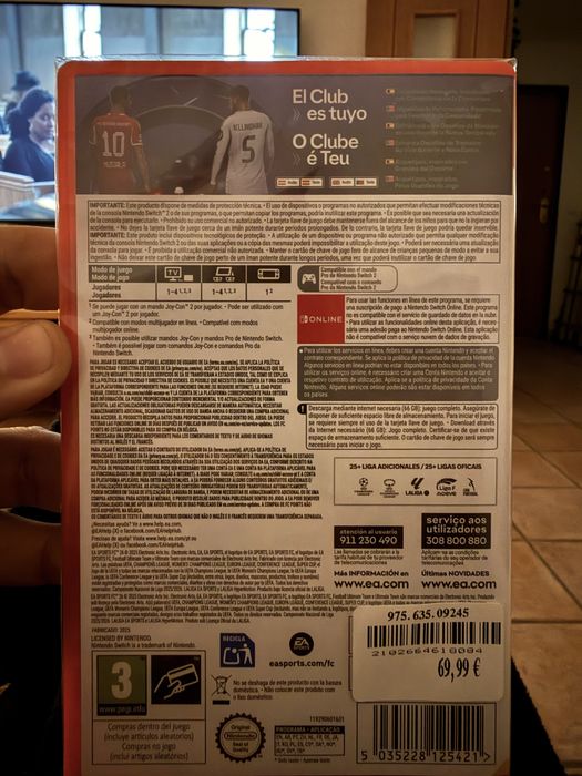 Jogo Nintendo Switch 2 EA Sports FC26 (Novo)