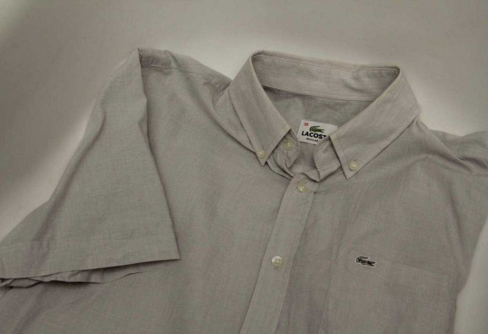 Lacoste L 39  рубашка из легчайшего хлопка на короткий рукав