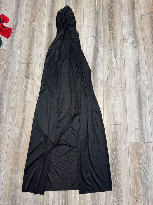 Плащ чорний накидка мантія чорна