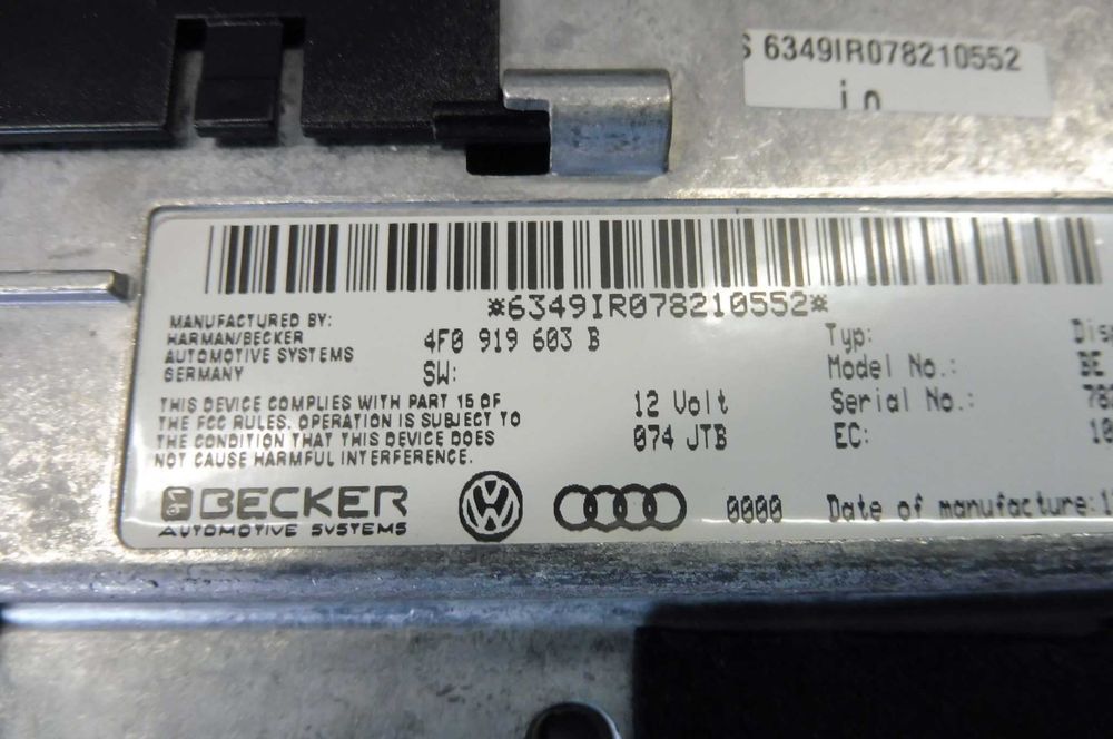 Radio Nawigacja Media AUDI S6 C6  KOMPLET