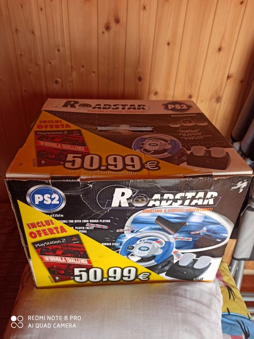 Ps2 volante e pedais