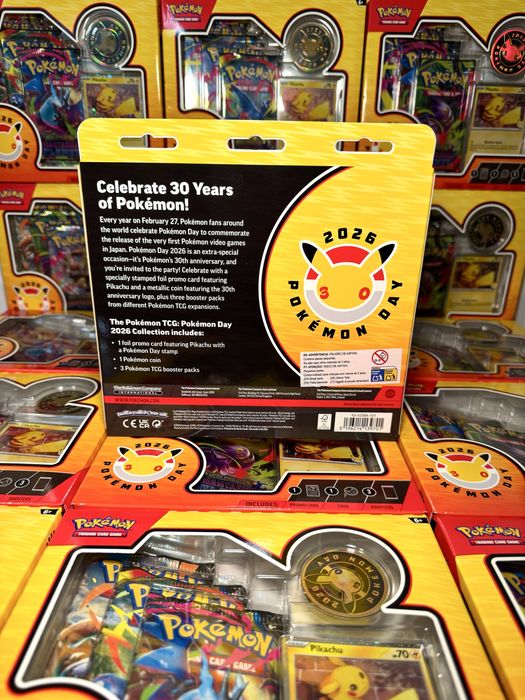 Pokémon Day 2026 Collection – 30º Aniversário Pokémon.