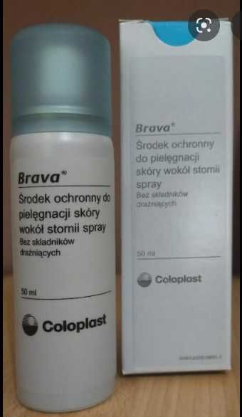 NAJTANIEJ * Środek ochronny wokół stomii Coloplast Brava SPRAY 50 ml