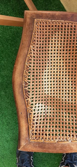 Cadeiras antigas em palhinha (o par)