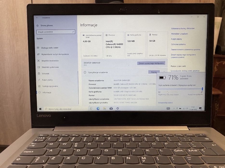 Laptop Lenovo IdeaPad s130-14IGM