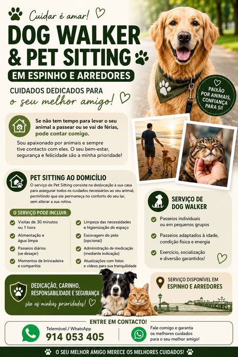 Dog Walker & Pet Sitting| Passear cães | Espinho