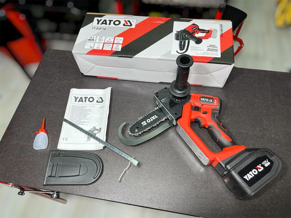 Столярная цепная пила YATO YT-828116 (без АКБ и ЗУ)