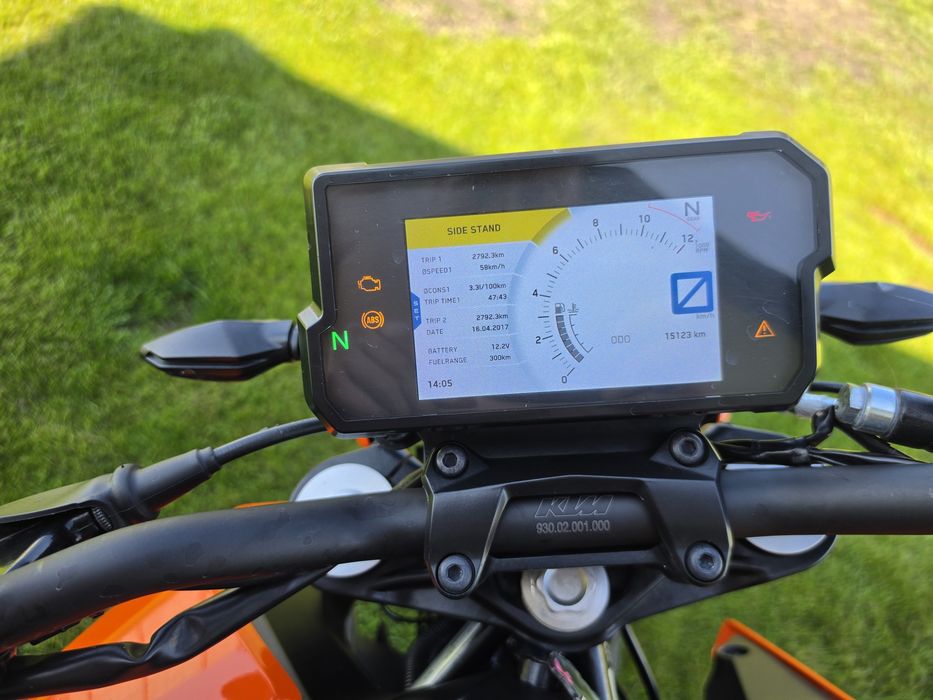 KTM 125 Duke, 2017 r., przebieg 15 123 km