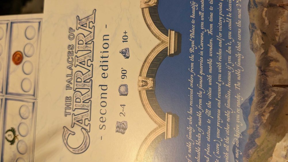 The Palaces of Carrara Deluxe Edition –2nd edition – Excelente Estado