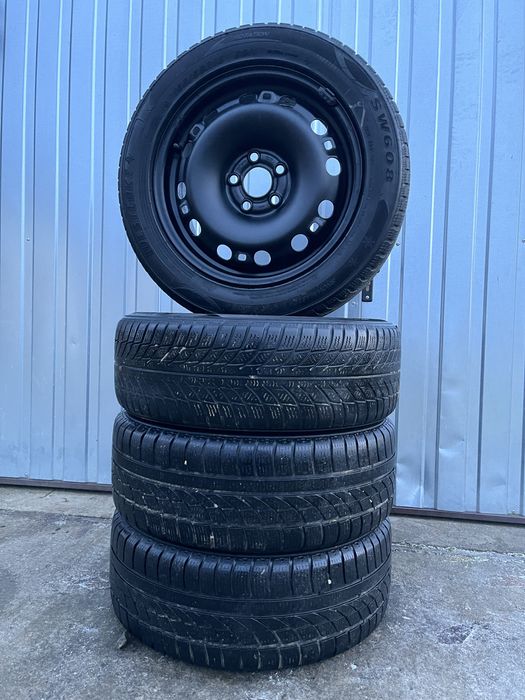 4x Felgi stalowe r15 5x100 z oponami