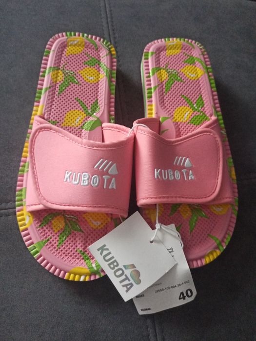 Klapki Kubota damskie 40